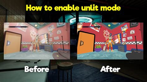 How to make the Unlit mode looks .